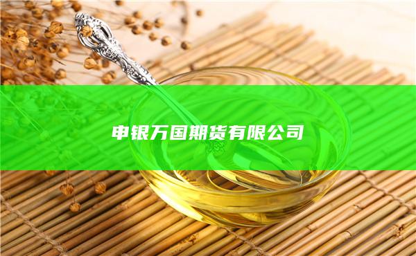 申银万国期货有限公司