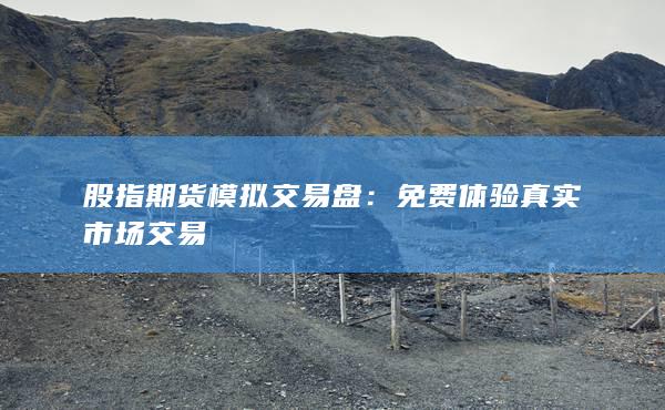 股指期货模拟交易盘