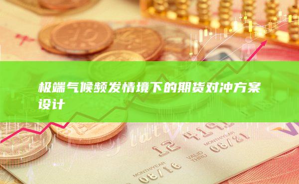 极端气候频发情境下的期货对冲方案设计