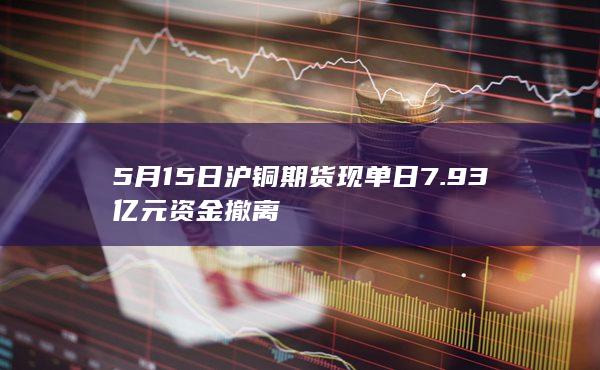 5月15日沪铜期货现单日7.93亿元资金撤离