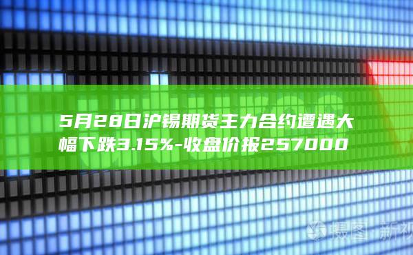 收盘价报257000.0元