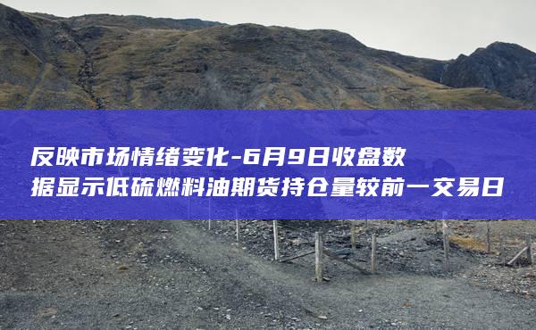 低硫燃料油期货