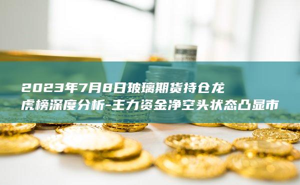 主力资金净空头状态凸显市场看跌趋势与持仓结构变化