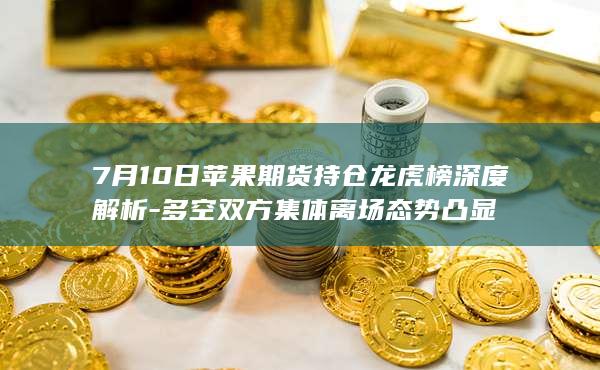 7月10日苹果期货持仓龙虎榜深度解析