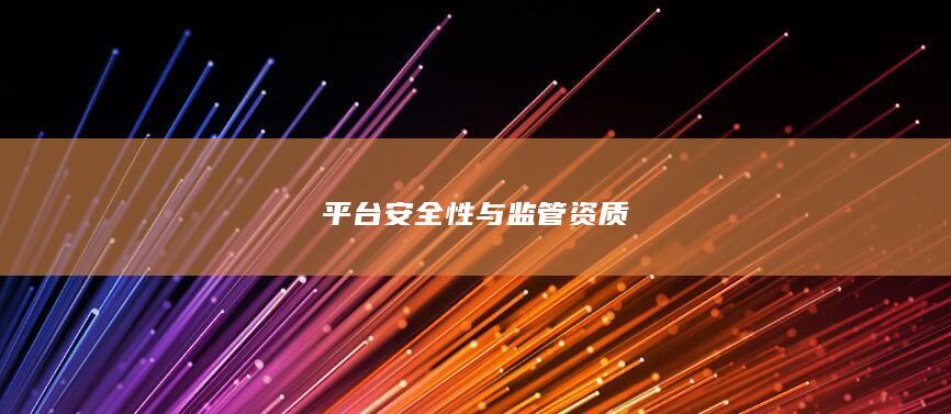 平台安全性与监管资质