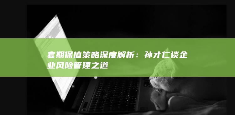 孙才仁谈企业风险管理之道
