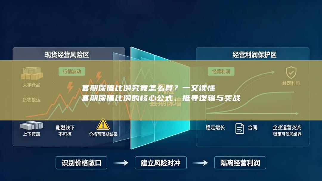 一文读懂套期保值比例的核心公式