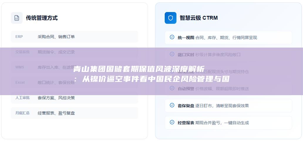 青山集团国储套期保值风波深度解析