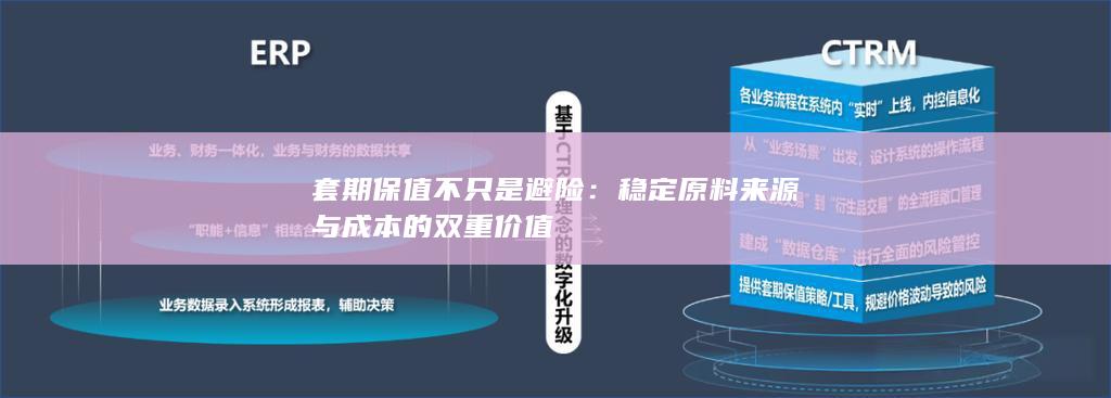 套期保值不只是避险