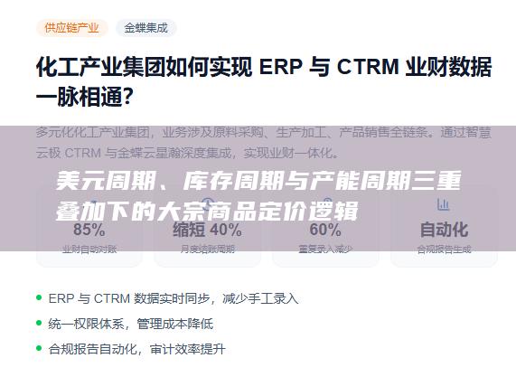 库存周期与产能周期三重叠加下的大宗商品定价逻辑