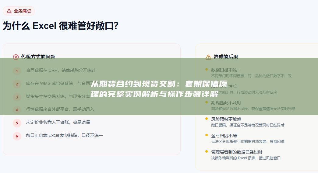 从期货合约到现货交割