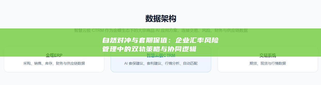 企业汇率风险管理中的双轨策略与协同逻辑