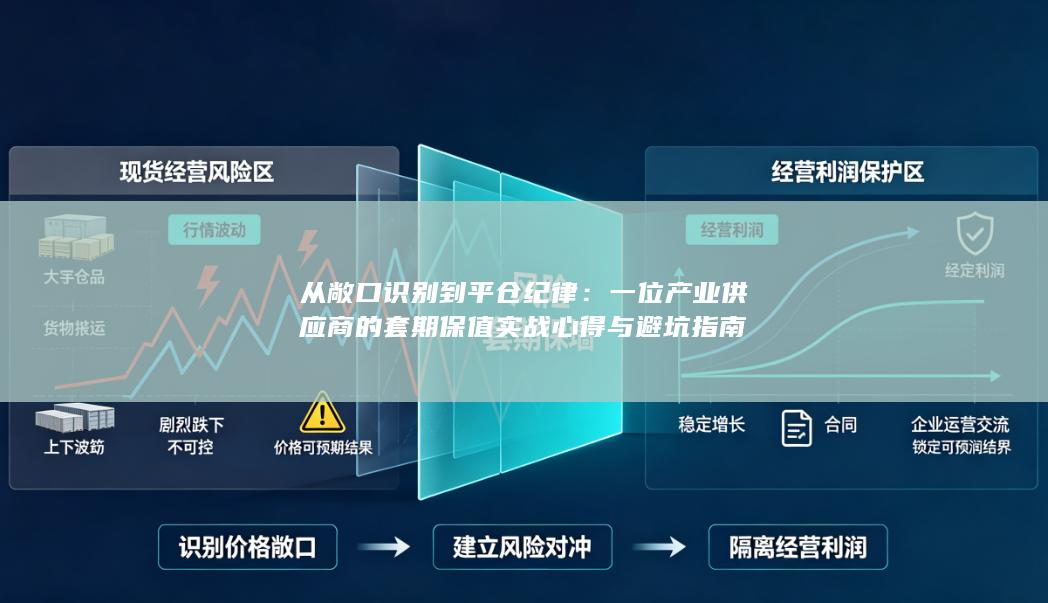 从敞口识别到平仓纪律