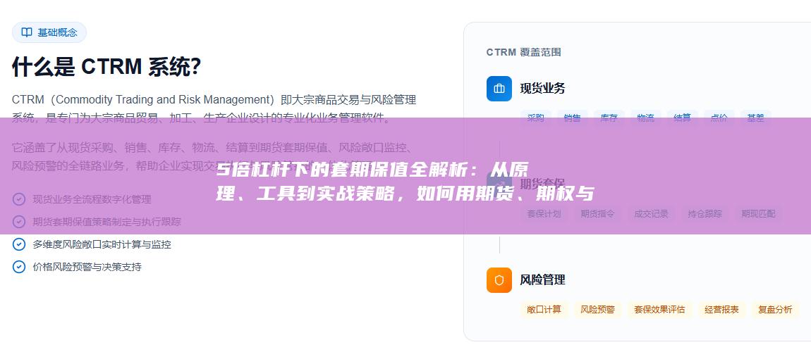 期权与对冲组合降低爆仓风险并锁定利润的完整指南