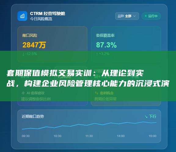 套期保值模拟交易实训