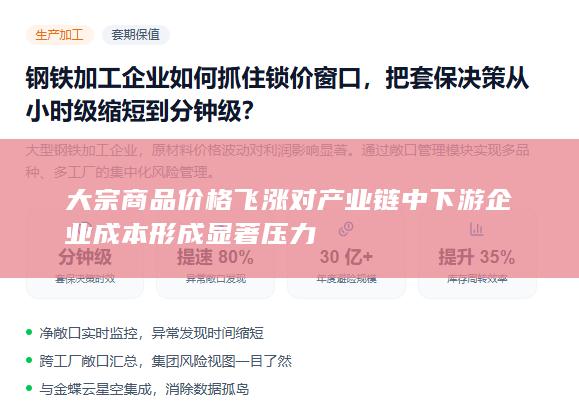 大宗商品价格飞涨对产业链中下游企业成本形成显著压力