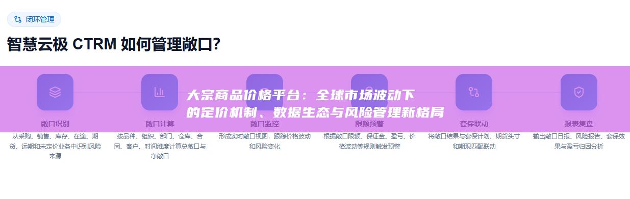 数据生态与风险管理新格局