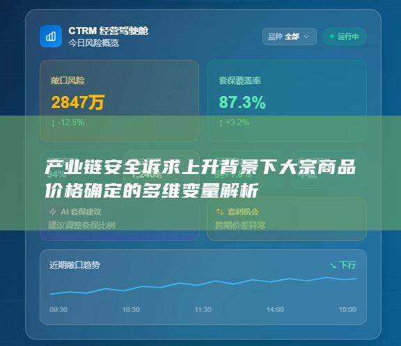 产业链安全诉求上升背景下大宗商品价格确定的多维变量解析