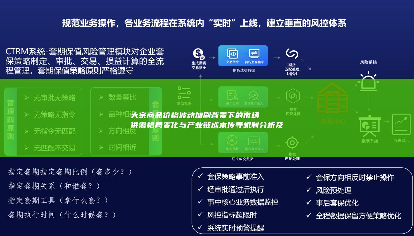 大宗商品价格波动加剧背景下的市场供需格局变化与产业链成本传导机制分析及未来走势研判