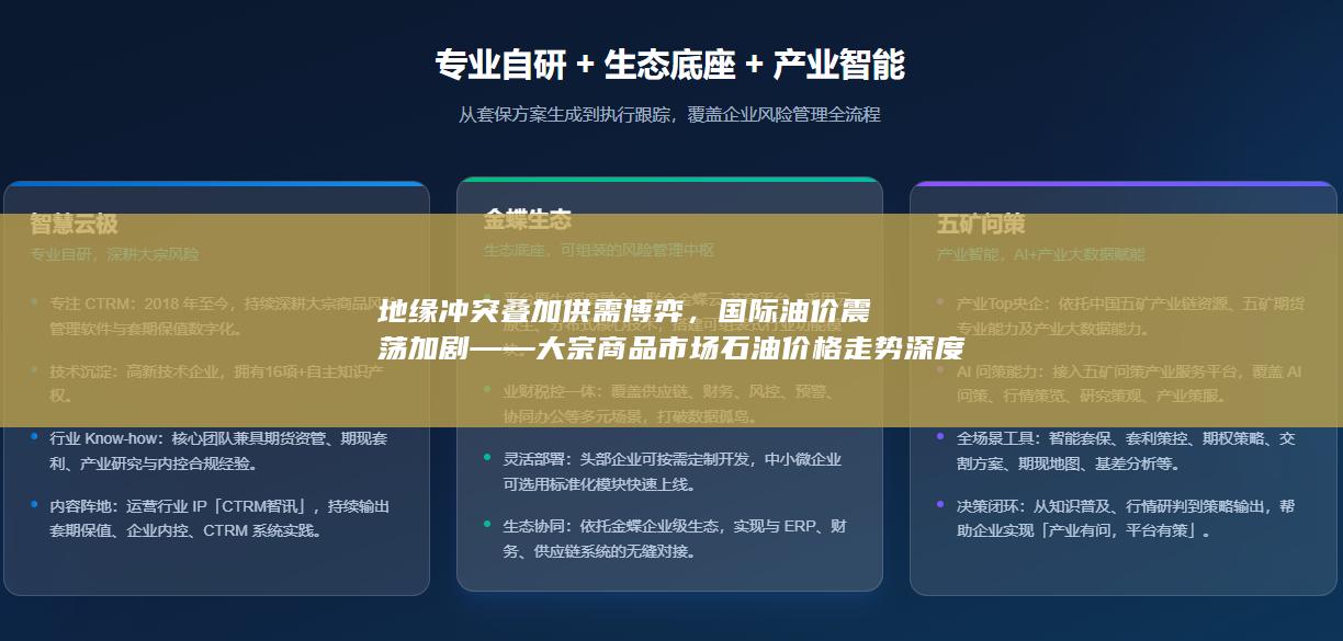 地缘冲突叠加供需博弈