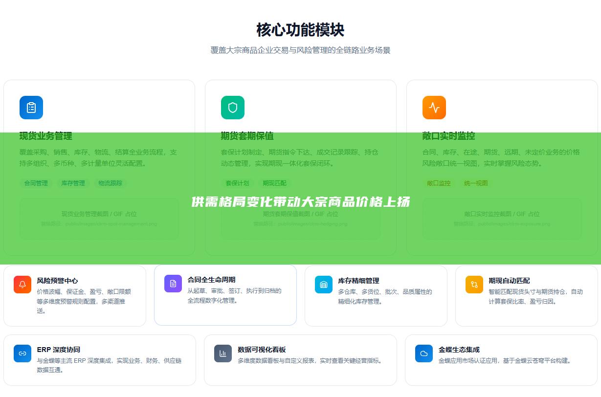 供需格局变化带动大宗商品价格上扬