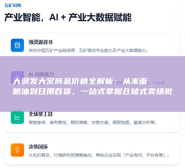 一站式掌握仓储式卖场批量采购的省钱攻略与实时行情参考