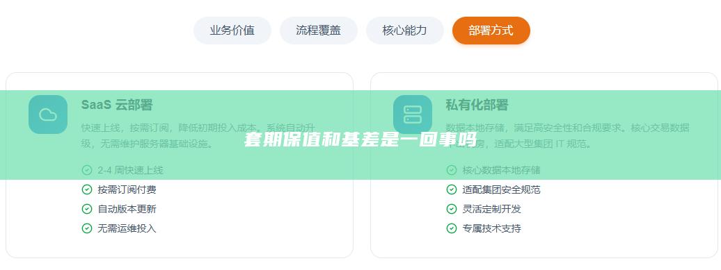套期保值和基差是一回事吗
