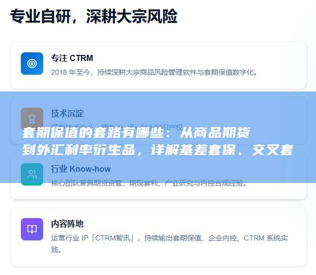 期权领口组合及会计套保的运作机制与风险控制