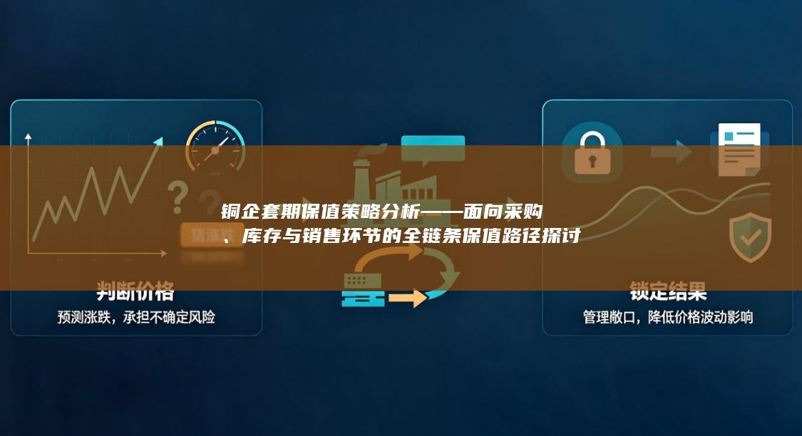 铜企套期保值策略分析——面向采购