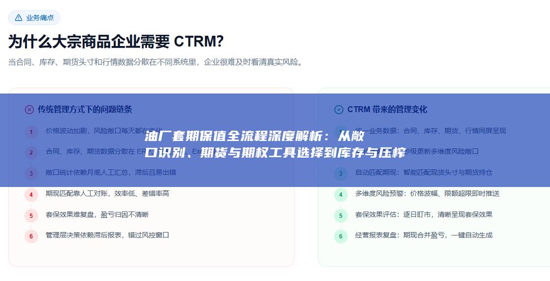 期货与期权工具选择到库存与压榨利润锁定的实战策略指南