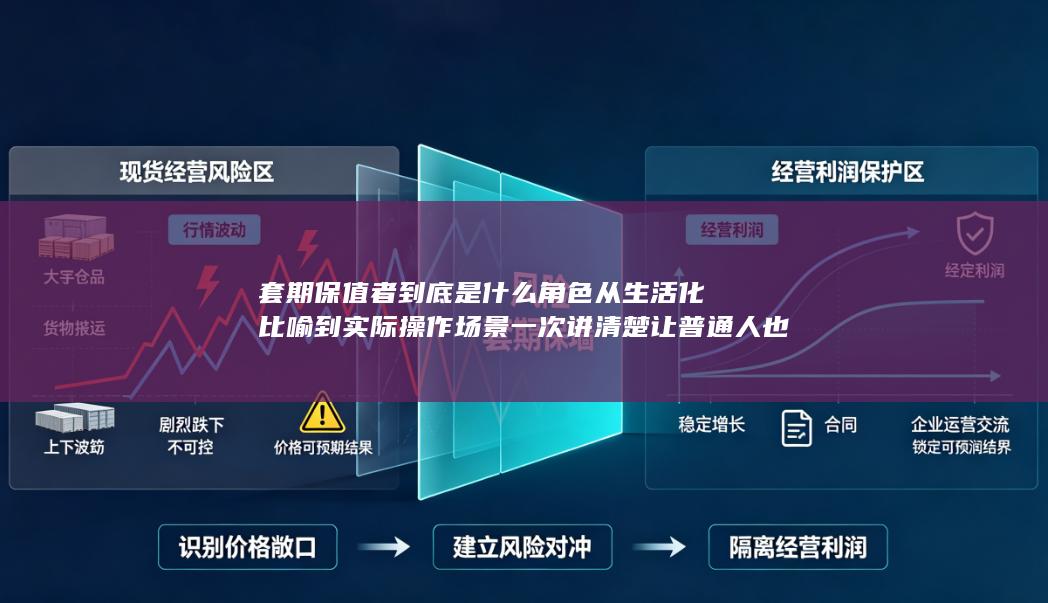 套期保值者到底是什么角色从生活化比喻到实际操作场景一次讲清楚让普通人也能轻松看懂的入门指南