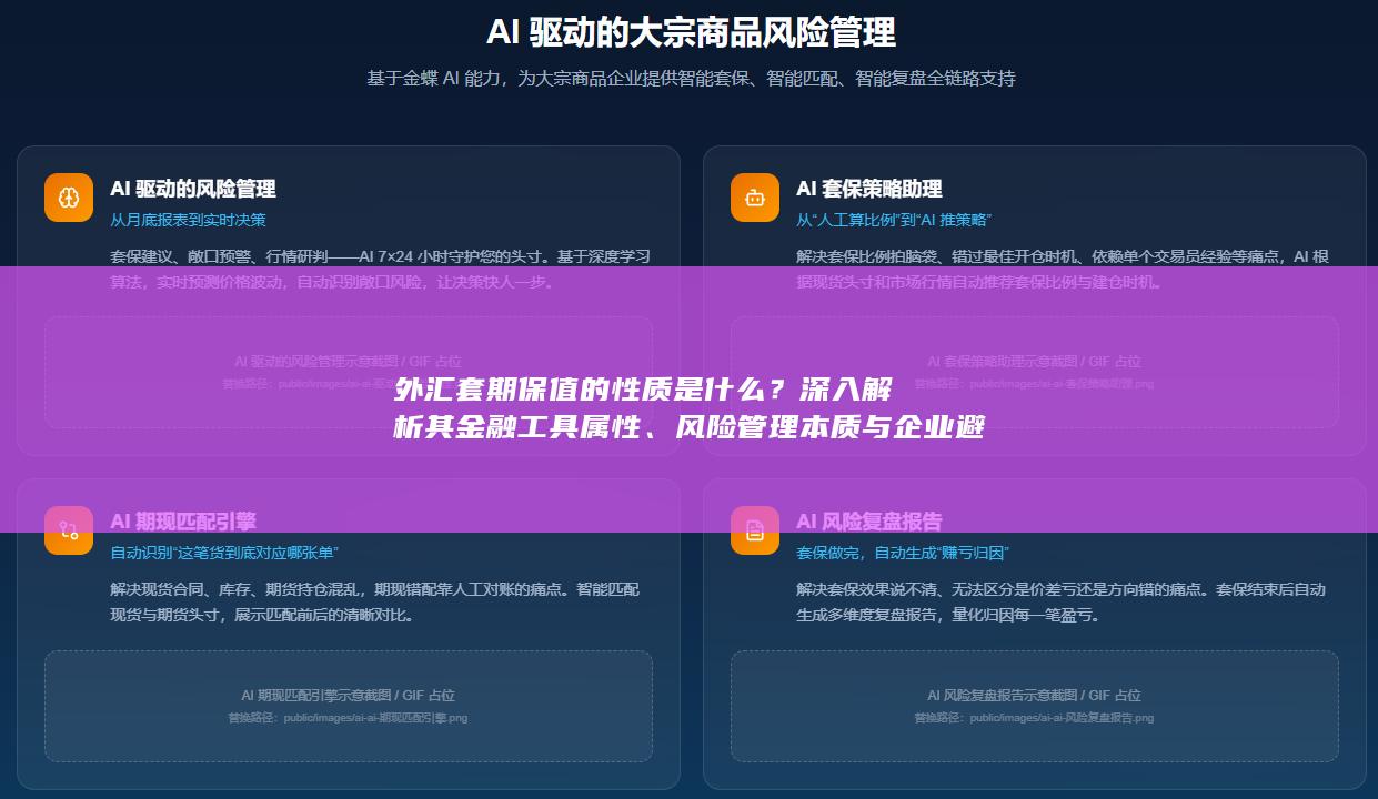 风险管理本质与企业避险策略定位