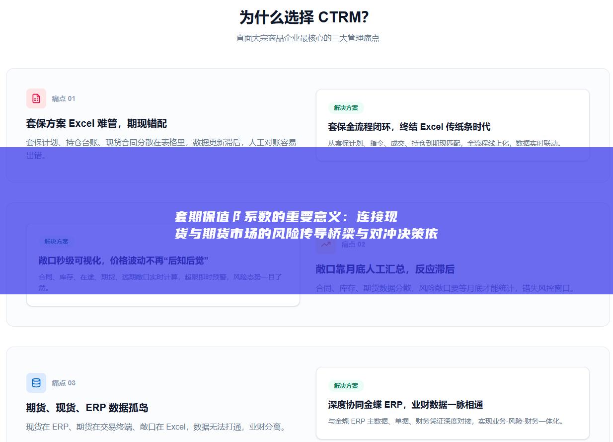 连接现货与期货市场的风险传导桥梁与对冲决策依据