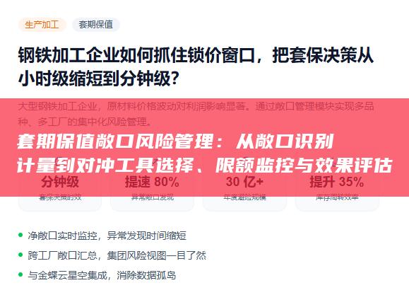 从敞口识别计量到对冲工具选择