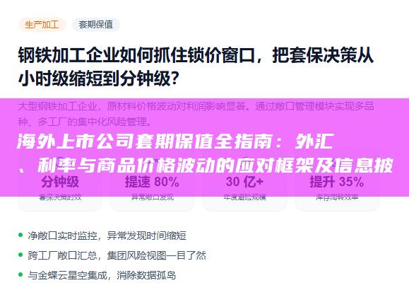 海外上市公司套期保值全指南