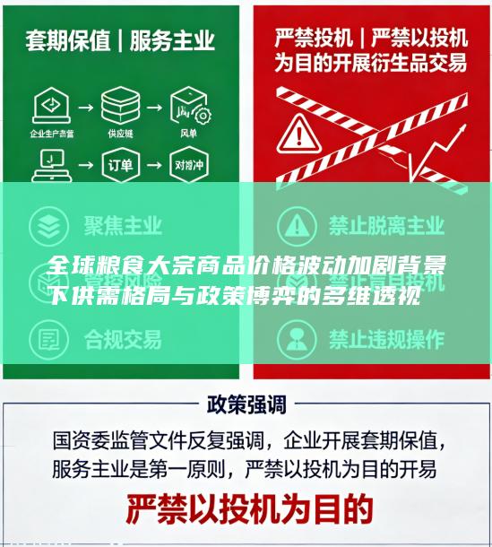 全球粮食大宗商品价格波动加剧背景下供需格局与政策博弈的多维透视