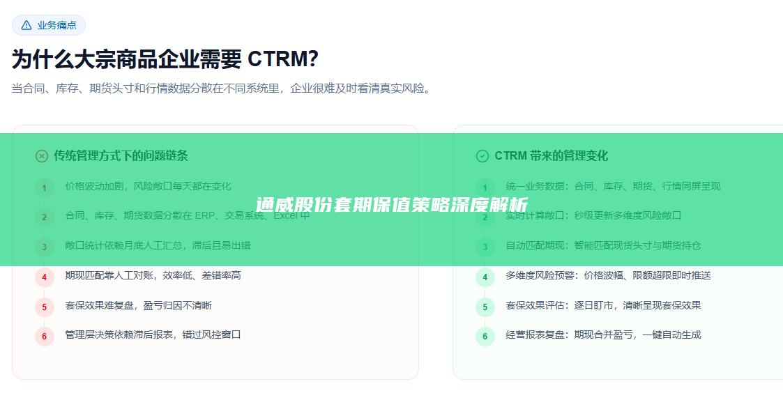 通威股份套期保值策略深度解析