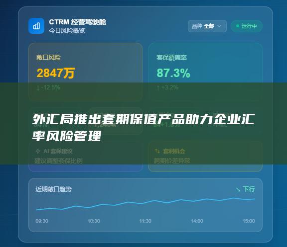 外汇局推出套期保值产品助力企业汇率风险管理