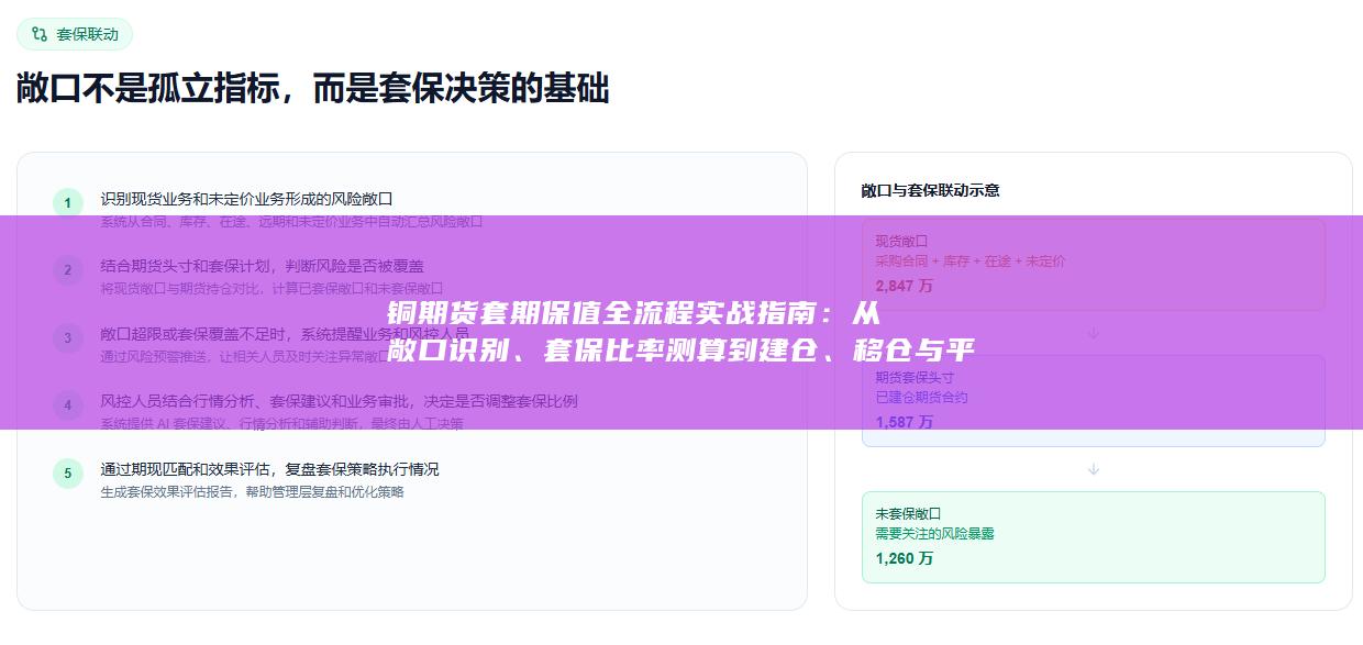 铜期货套期保值全流程实战指南