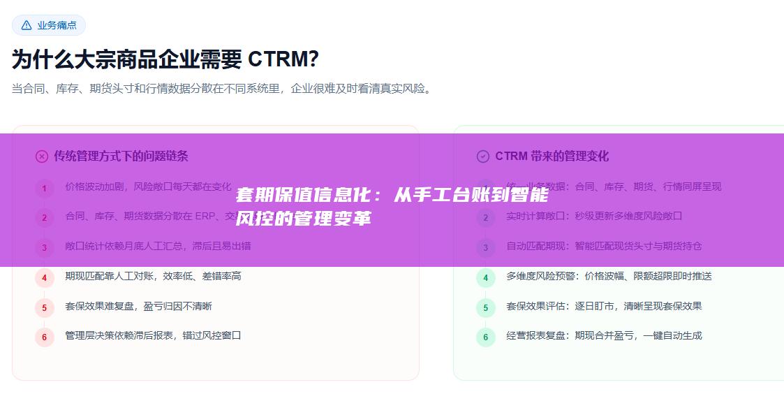 从手工台账到智能风控的管理变革