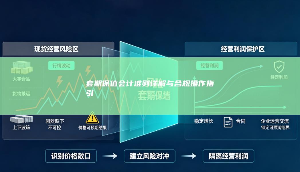 套期保值会计准则详解与合规操作指引