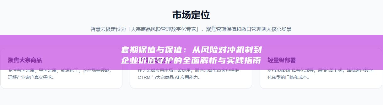 从风险对冲机制到企业价值守护的全面解析与实践指南