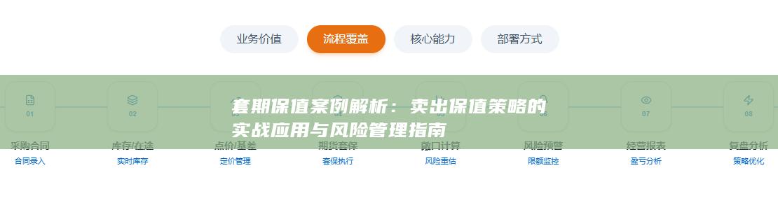 卖出保值策略的实战应用与风险管理指南